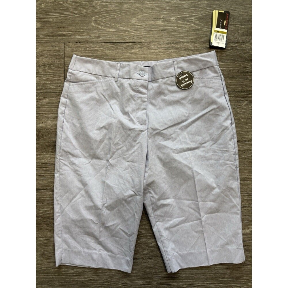 Counterparts On Bermuda Shorts for Women Mid Rise Shorts with Pockets Size 14
